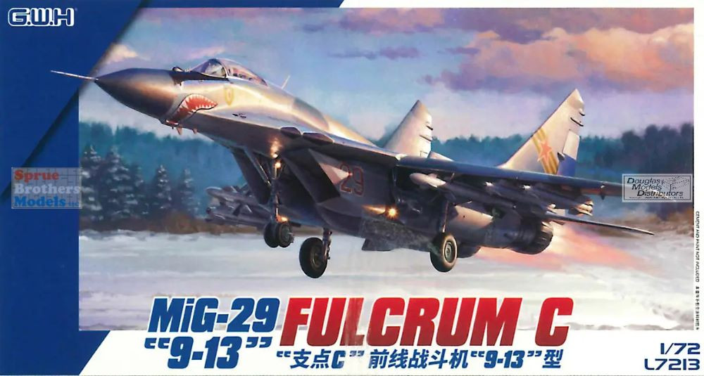 LNRL7213 1:72 Great Wall Hobby MiG-29 9-13 Fulcrum C - Sprue
