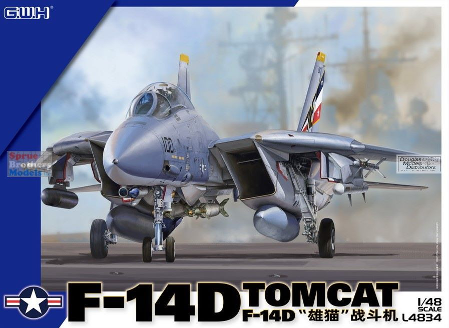 LNRL4834 1:48 Great Wall Hobby F-14D Tomcat - Sprue Brothers