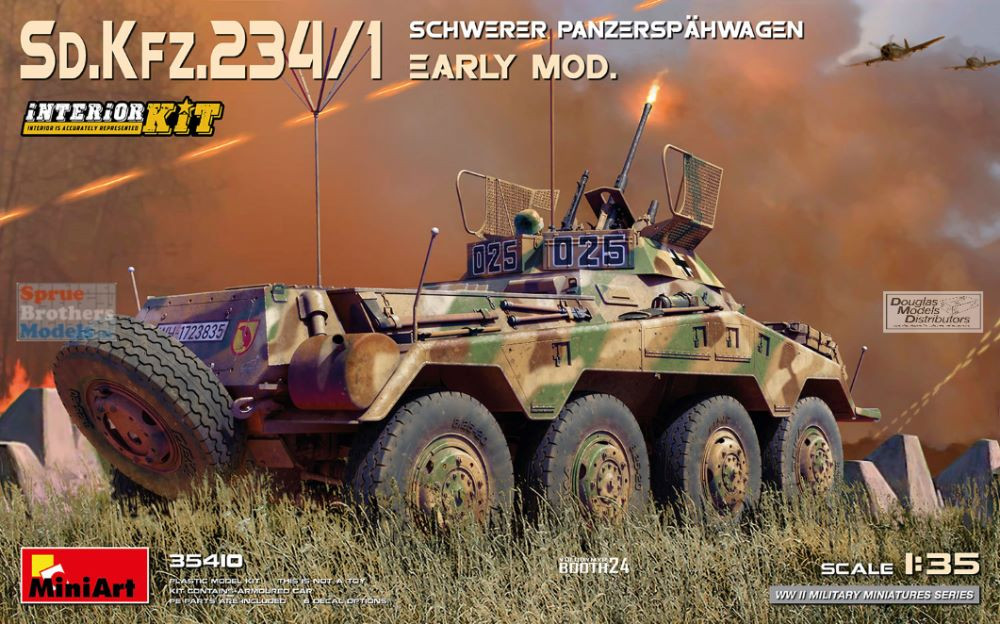 MIA35410 1:35 Miniart Sd.Kfz.234/1 Schwerer Panzerspahwagen Early