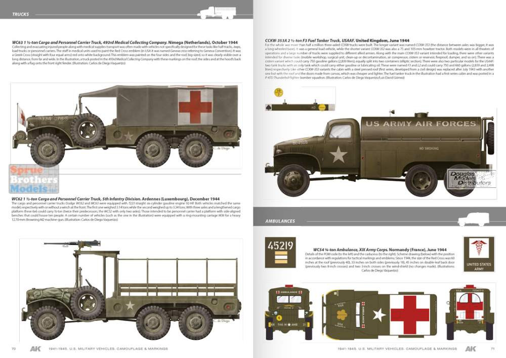 AKI000642 AK Interactive - US Military Vehicles Camouflage