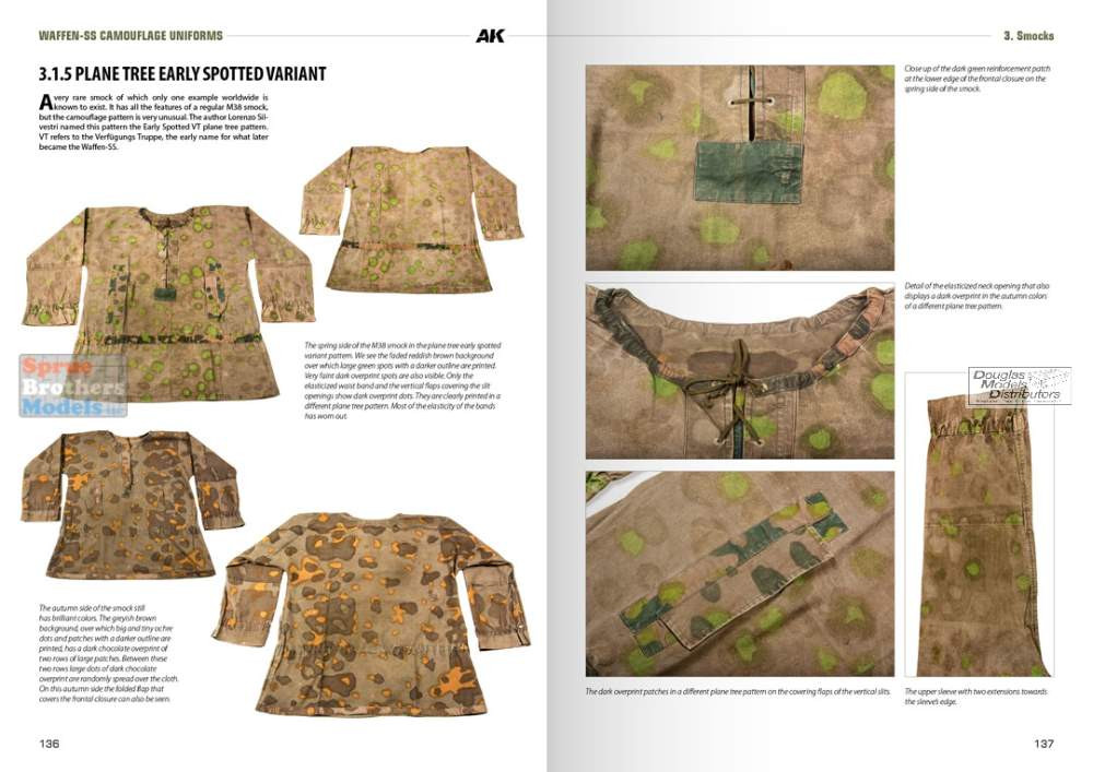 AKI130008 AK Interactive - Waffen-SS Camouflage Uniforms - Sprue