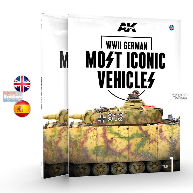 AKI000514 AK Interactive - WW2 German Most Iconic Vehicles Volume