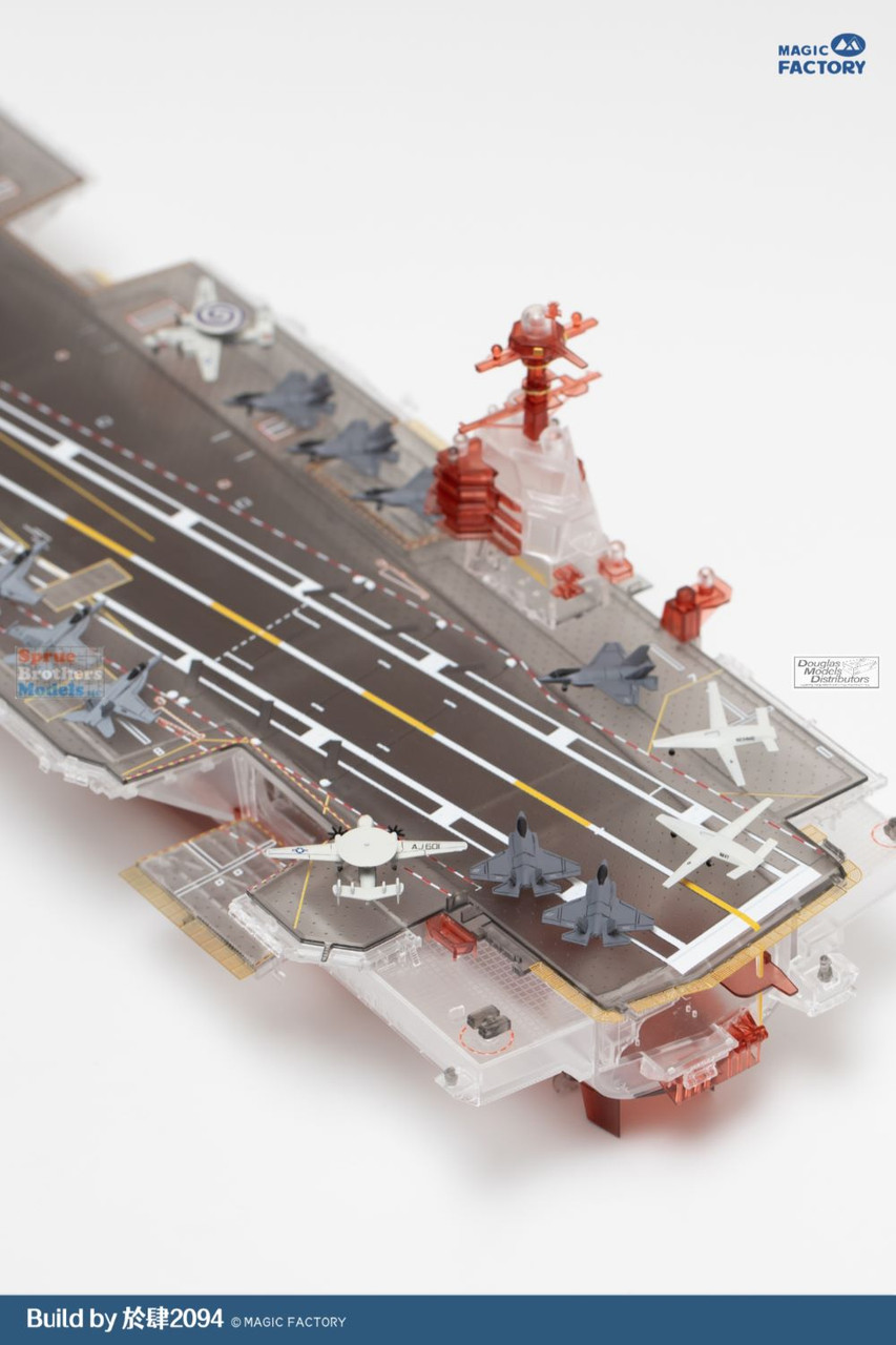 MGF6502 1:700 Magic Factory USS Gerald Ford CVN-78 Pre-Painted