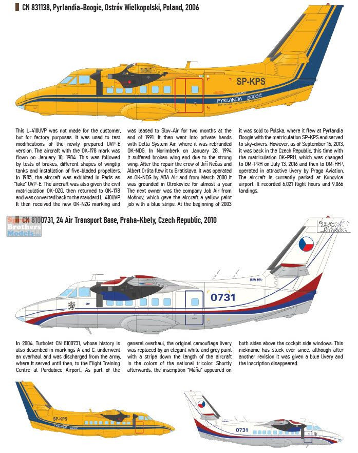 EDU02148 1:72 Eduard L-410UVP Turbolet - Sprue Brothers Models LLC