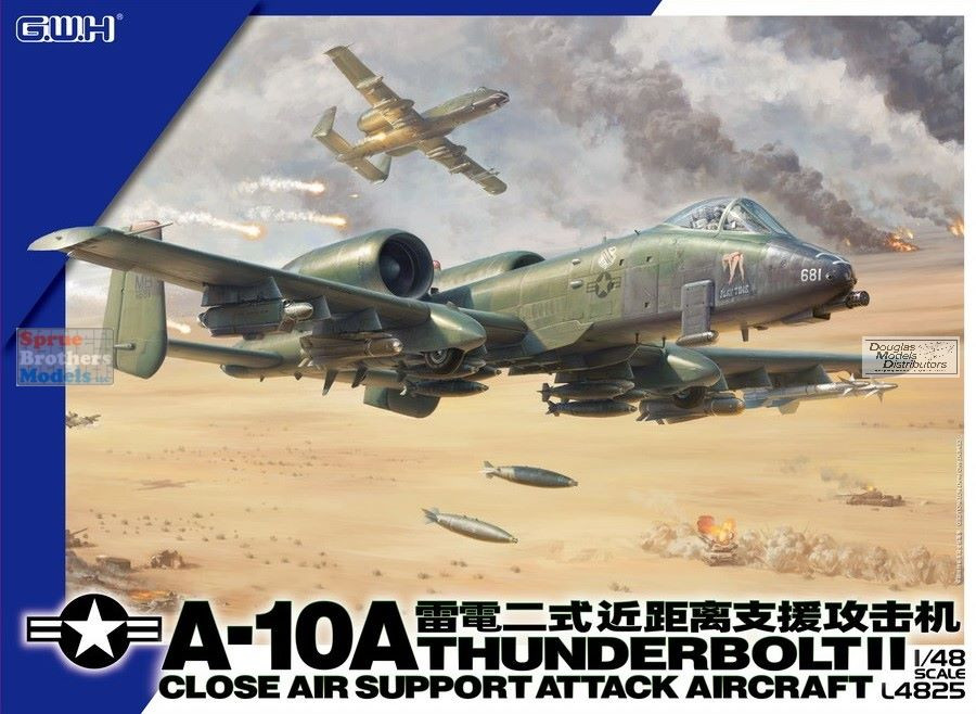 Maquette Avion G.W.H. A-10 Thunderbolt II – échelle 1/48 – Kit Plastique Neuf