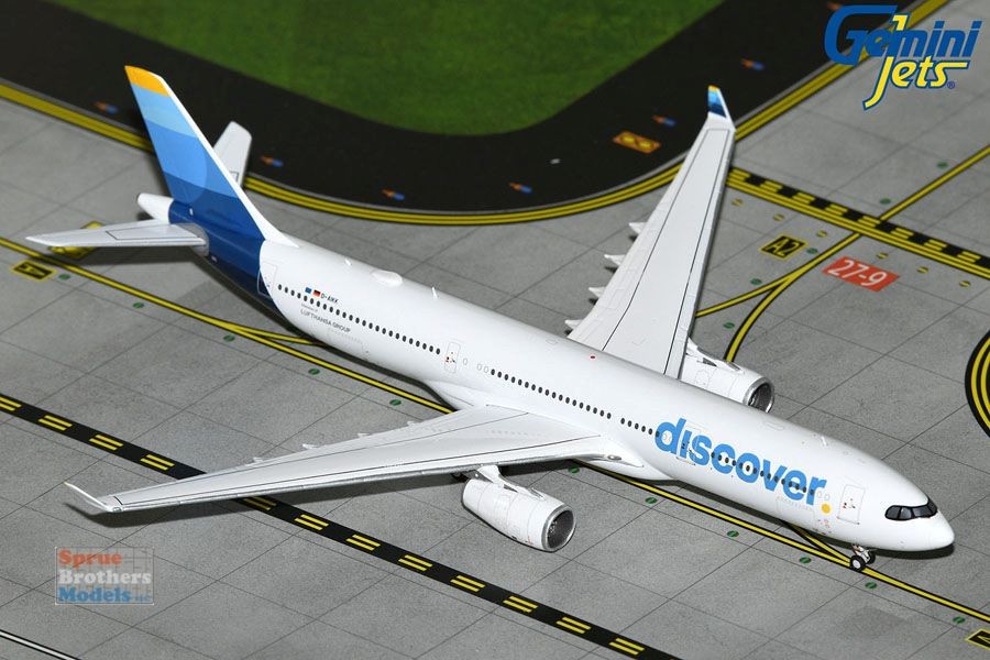 GEMGJ2265 1:400 Gemini Jets Discover Airlines Airbus A330-300 Reg