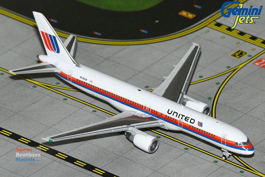 GEMGJ1983 1:400 Gemini Jets United Airlines B757-200 Reg #N536UA