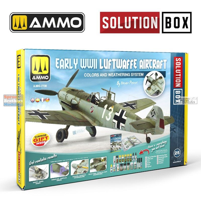 AMM7730 AMMO by Mig Solutions Box - Early WW2 Luftwaffe Aircraft