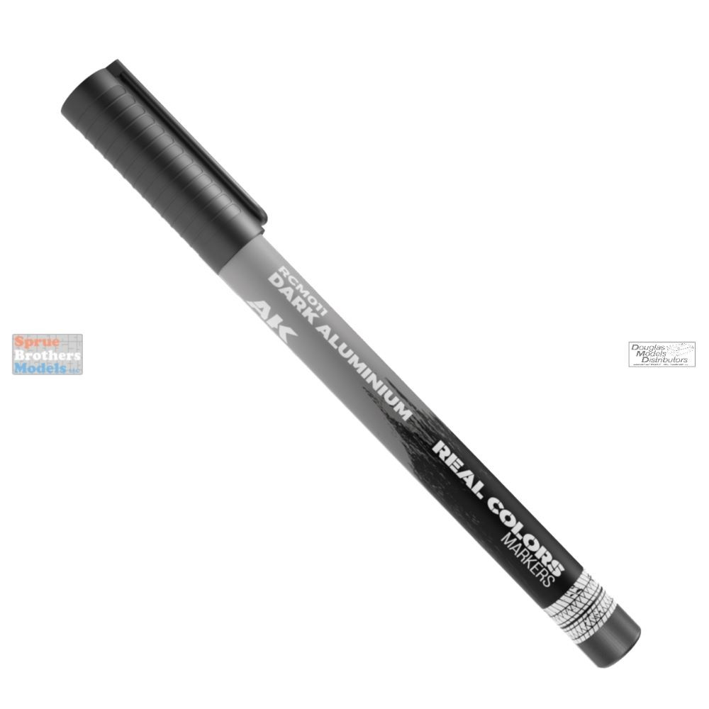 AKIRCM0011 AK Interactive Real Color Marker - Dark Aluminum