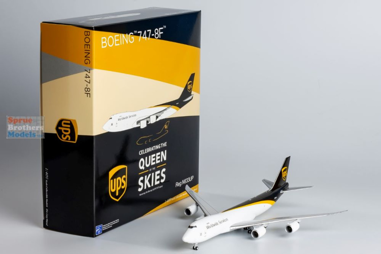 Gemini Jets UPS B747-8F 1/400 カーゴドア開閉可 Amazon.com: GeminiJets Worldwide Services for UPS for Boeing