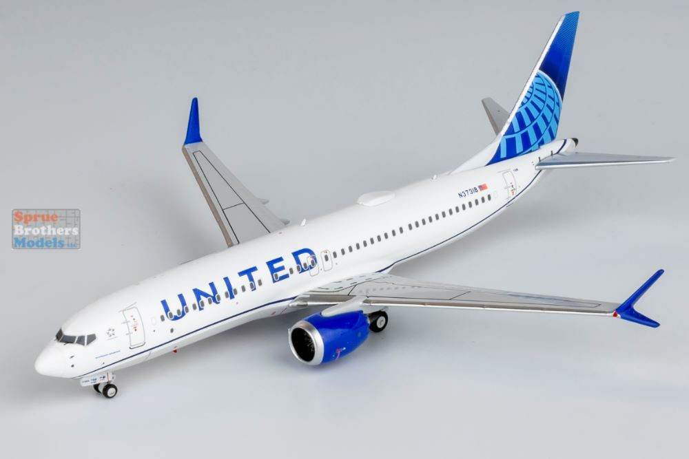 NGM88037 1:400 NG Model United Airlines B737 Max8 Reg #N37318 (pre