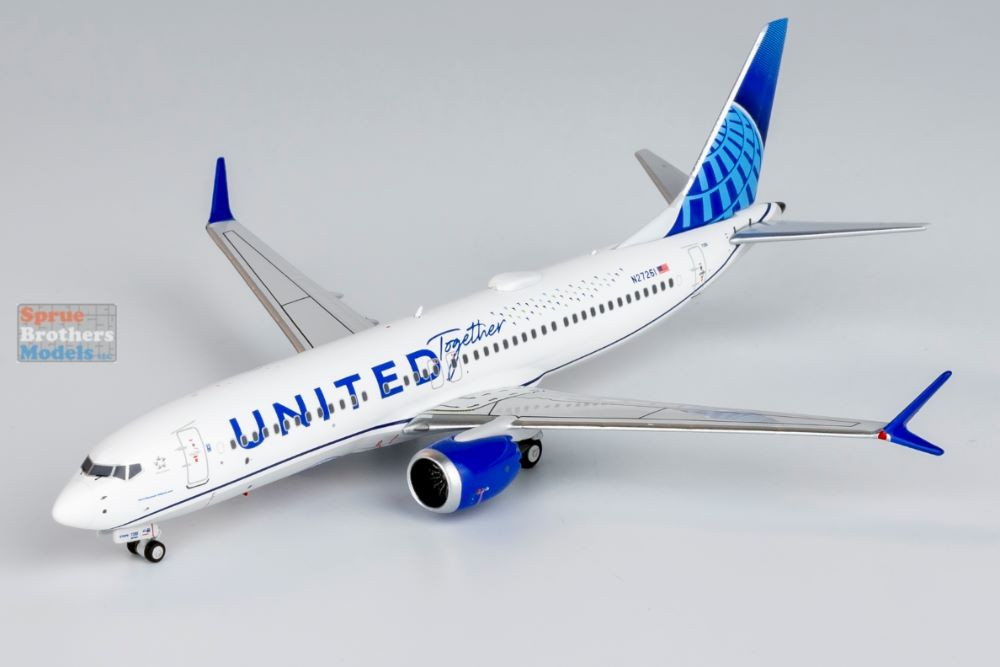NGM88040 1:400 NG Model United Airlines B737 Max8 Reg #N27261