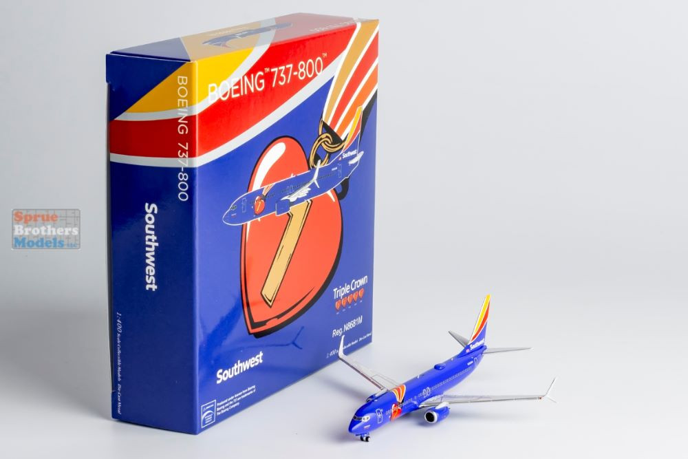 NGM58238 1:400 NG Model Southwest Airlines B737-800(S) Reg #N8681M