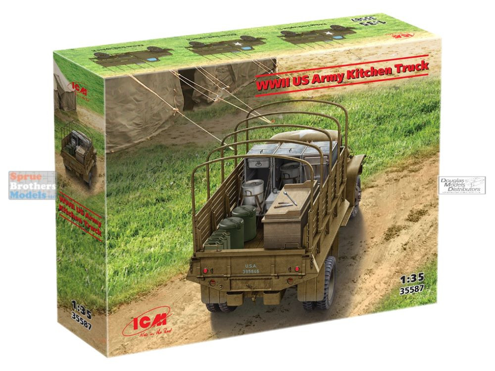 ICM35587 1:35 ICM WW2 US Army Kitchen Truck - Sprue Brothers