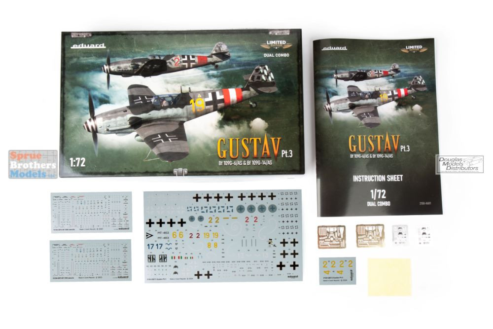 EDU02150 1:72 Eduard Bf109G-6/AS & Bf109G-14/AS 'Gustav' Part 3