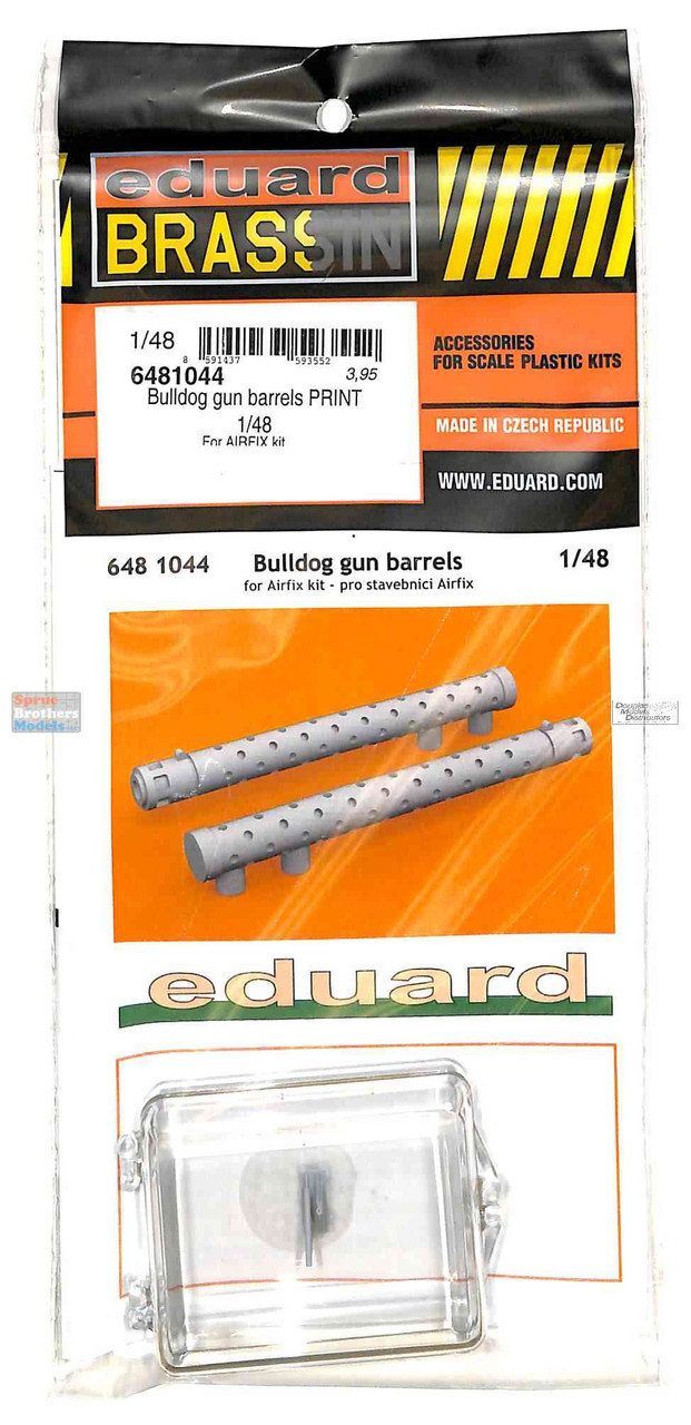 EDU6481044 1:48 Eduard Brassin Print - Bulldog Gun Barrels (AFX