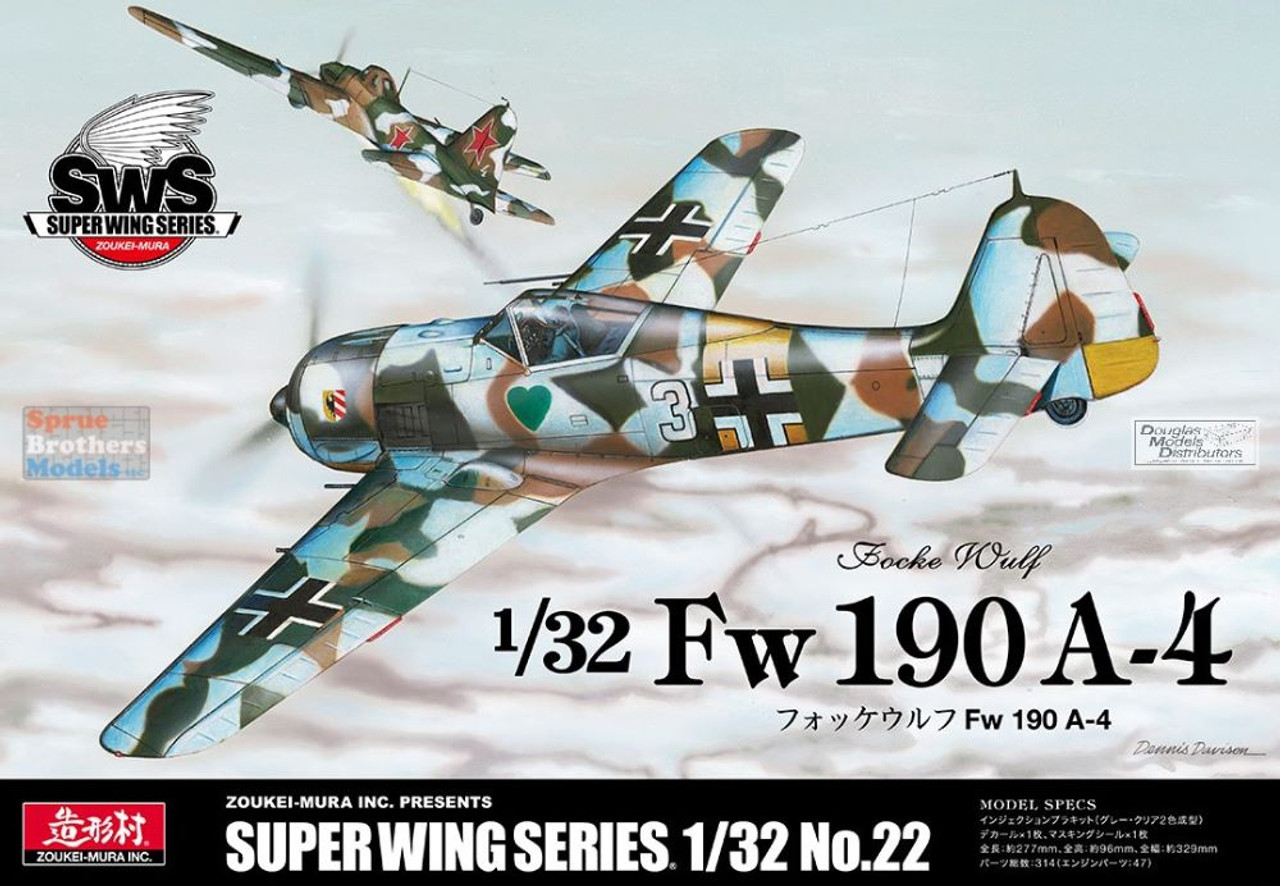 ZKMK32478 1:32 Zoukei-Mura - Focke-Wulf Fw190A-4 - Sprue