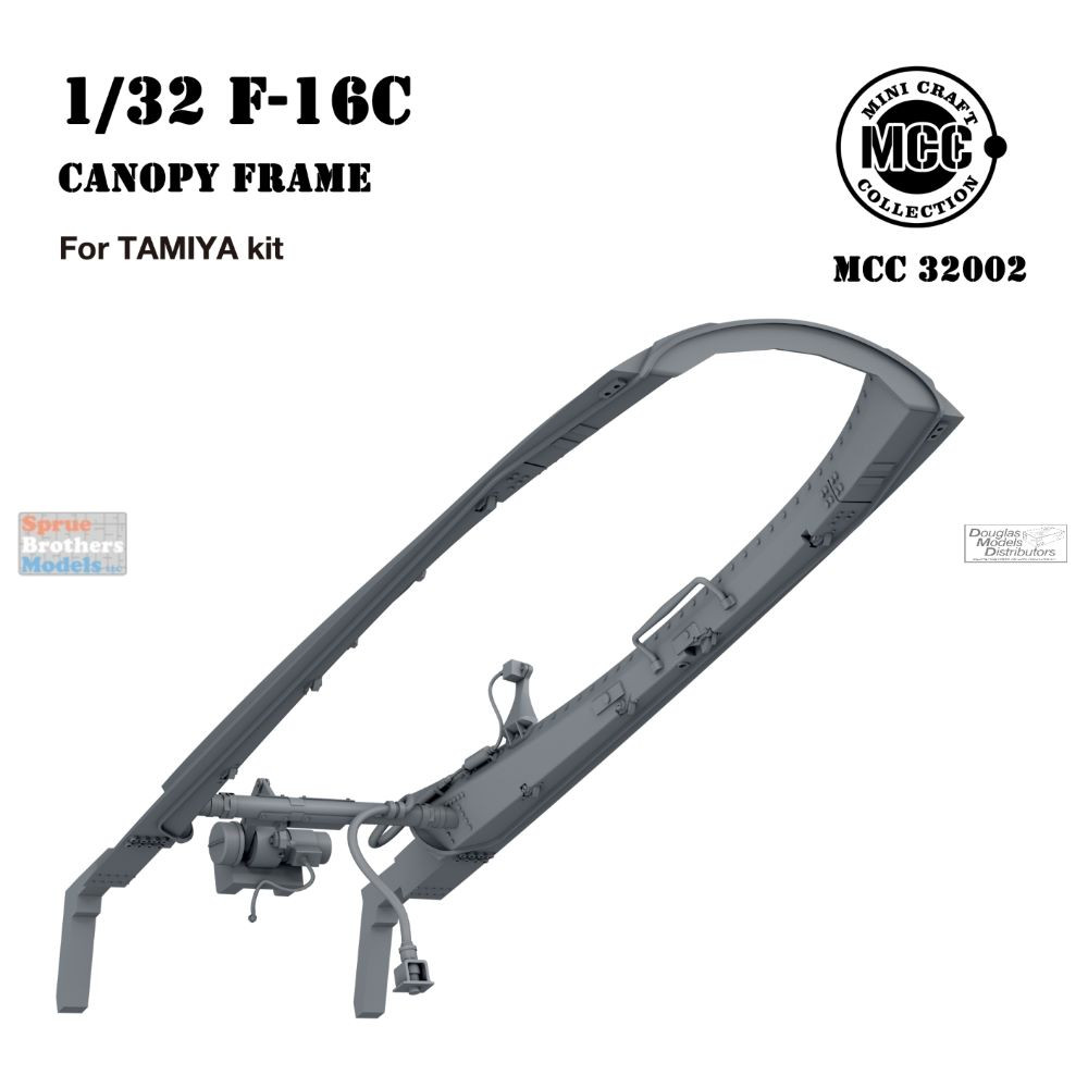 MCC32002 1:32 Mini Craft Collection F-16C Falcon Canopy Frame (TAM
