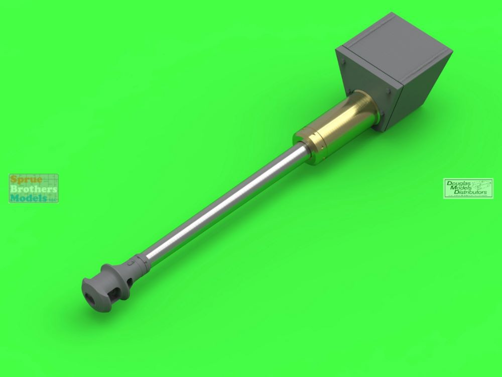 Canna 7,5 Cm StuK 40 L/48 (tardo) Per StuG III – Protezione Antitempesta, Scala 1:48, RB Models