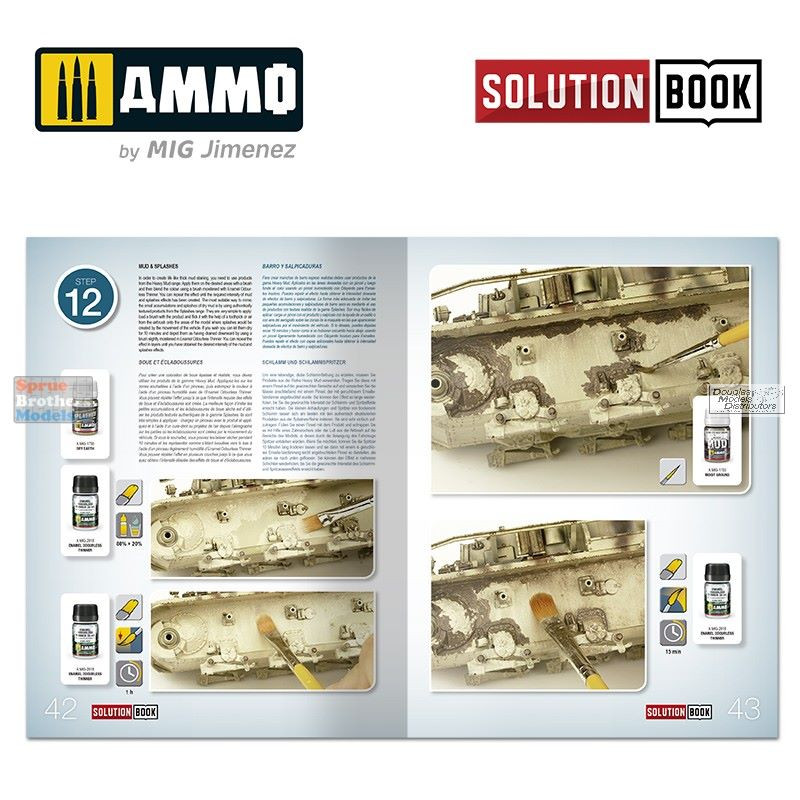 AMM6527 AMMO by Mig Solution Book - How To Paint WW2 German Mid