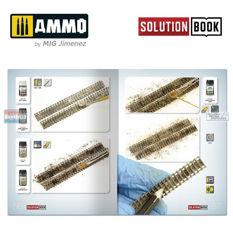 AMM6527 AMMO by Mig Solution Book - How To Paint WW2 German Mid