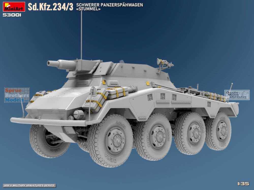 MIA53001 1:35 Miniart Sd.Kfz.234/3 Schwerer Panzerspahwagen