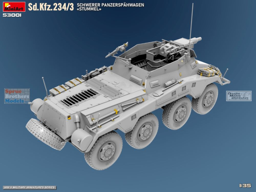 MIA53001 1:35 Miniart Sd.Kfz.234/3 Schwerer Panzerspahwagen