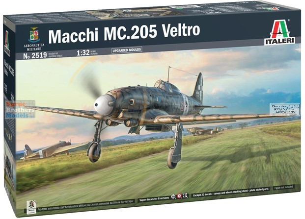 ITA2519 1:32 Italeri Macchi MC.205 Veltro - Sprue Brothers Models LLC