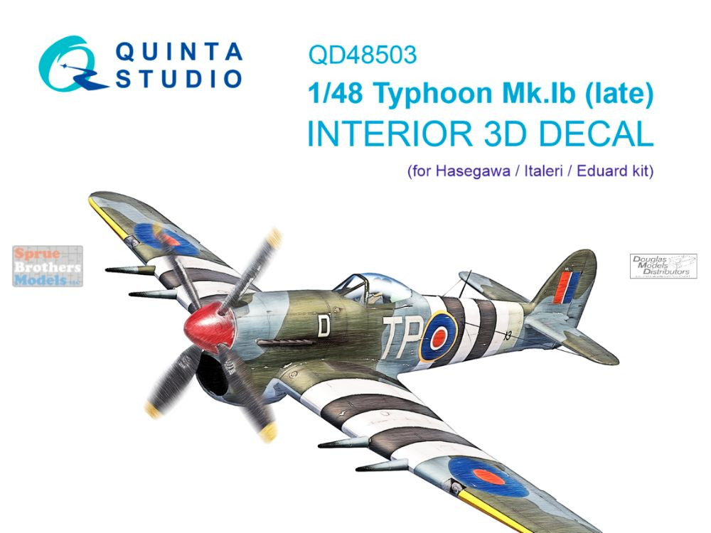 QTSQD48503 1:48 Quinta Studio 3D Decal - Typhoon Mk.Ib (HAS/EDU