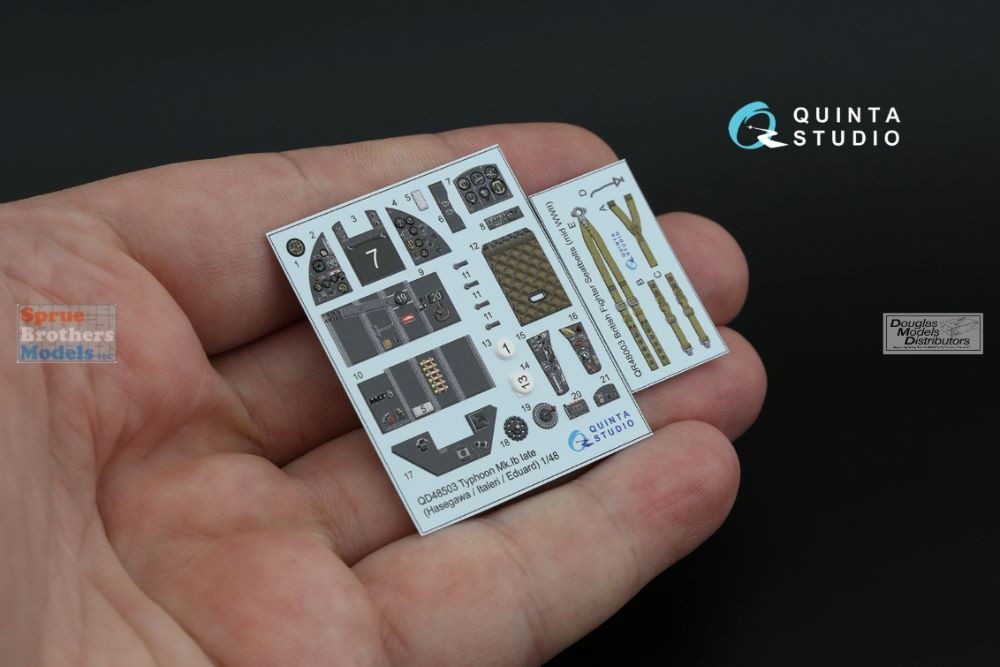 QTSQD48503 1:48 Quinta Studio 3D Decal - Typhoon Mk.Ib (HAS/EDU