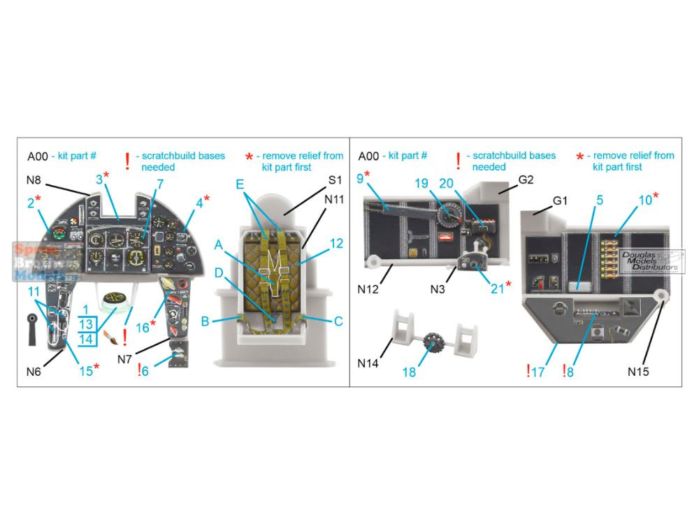 QTSQD48503 1:48 Quinta Studio 3D Decal - Typhoon Mk.Ib (HAS/EDU