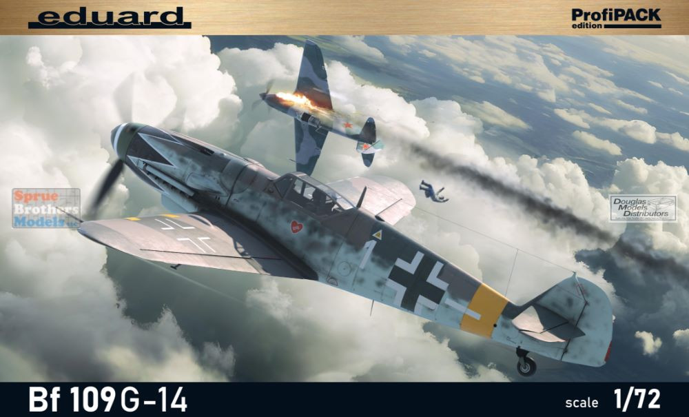 EDU70161 1:72 Eduard Bf109G-14 ProfiPACK Edition - Sprue Brothers
