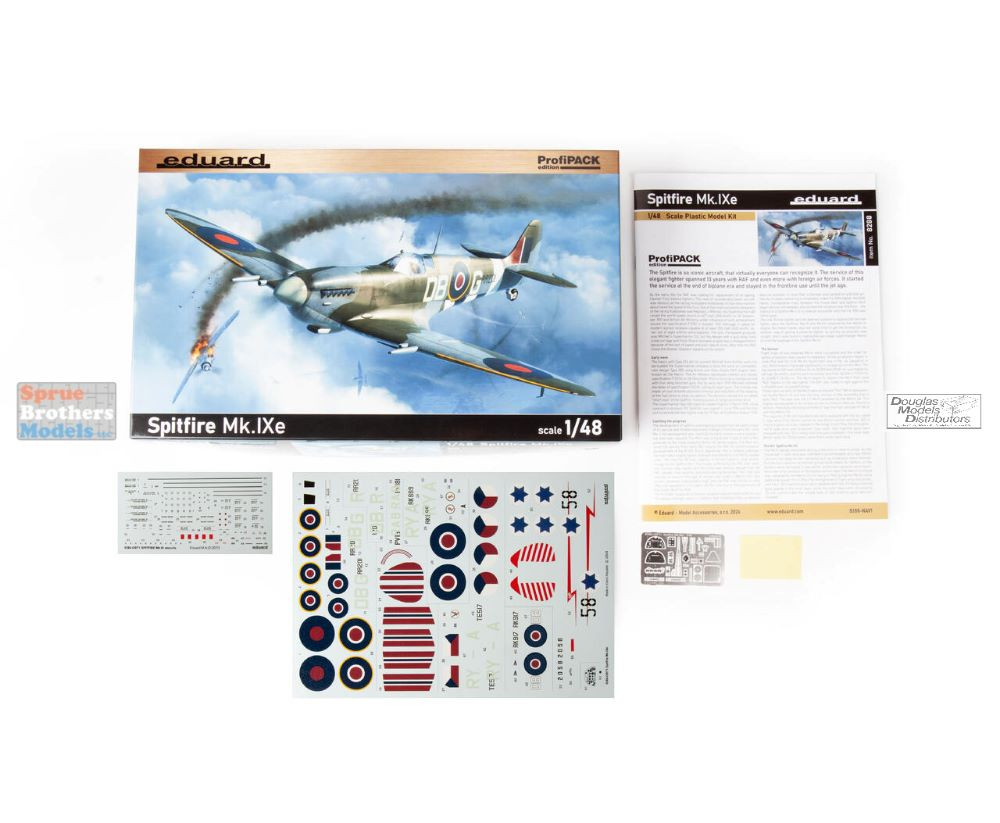EDU08288 1:48 Eduard Spitfire Mk.IXe PROFIPACK Edition - Sprue