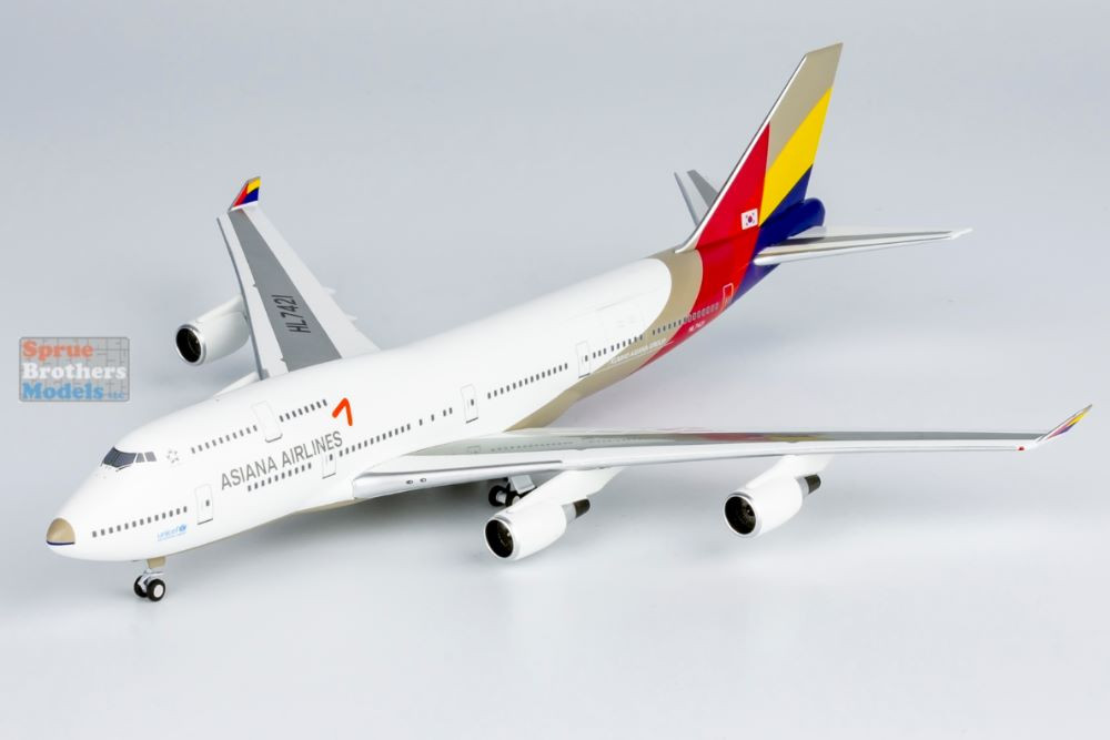 NGMAAR009 1:400 NG Model Lite Asiana Airlines B747-400M Reg