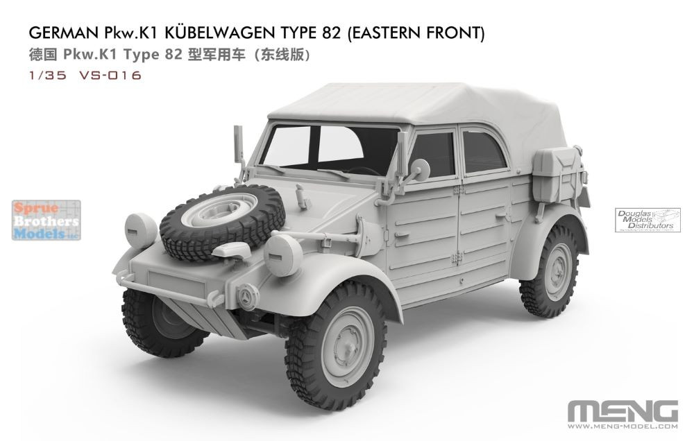 MNGVS016 1:35 Meng Type 82 Kubelwagen Pkw.K1 Eastern Front - Sprue