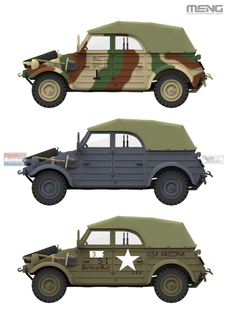 MNGVS016 1:35 Meng Type 82 Kubelwagen Pkw.K1 Eastern Front - Sprue