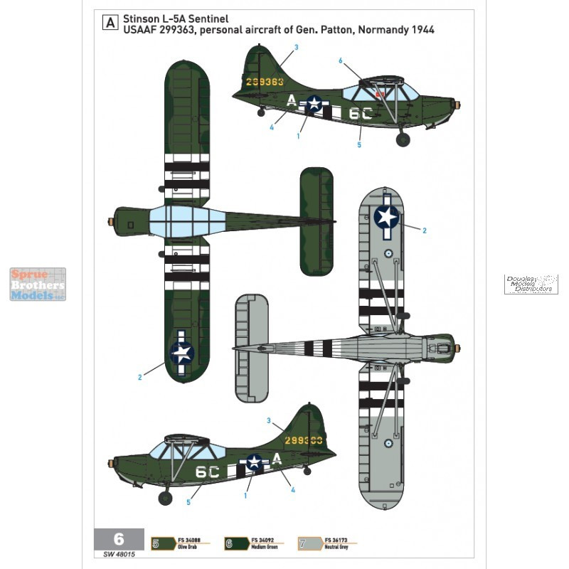 SWD48015 1:48 Sword L-5A / Sentinel Mk.I - Sprue Brothers Models LLC