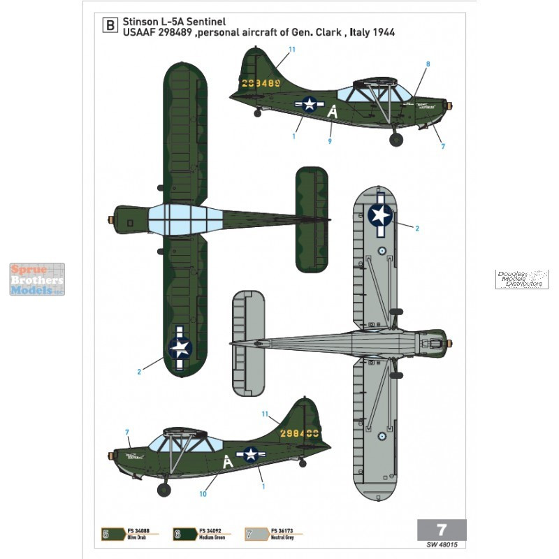 SWD48015 1:48 Sword L-5A / Sentinel Mk.I - Sprue Brothers Models LLC