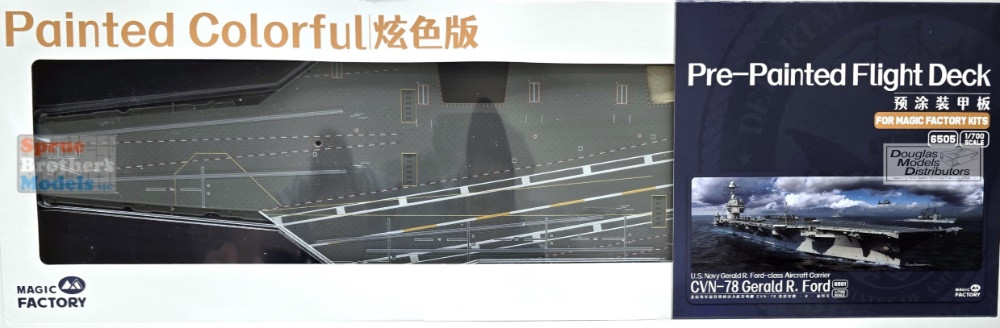 MGF6505 1:700 Magic Factory USS Gerald Ford CVN-78 Pre-Painted