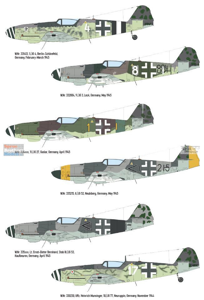EDU82166 1:48 Eduard Bf109K-4 ProfiPACK - Sprue Brothers Models LLC