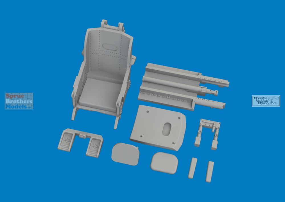 EDU6481056 1:48 Eduard Brassin F-86F Sabre Ejection Seat (HAS kit
