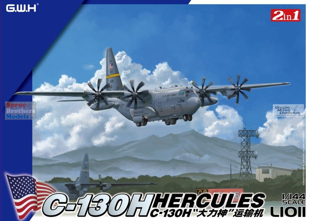 LNRL1011 1:144 Great Wall Hobby C-130H Hercules - Sprue Brothers