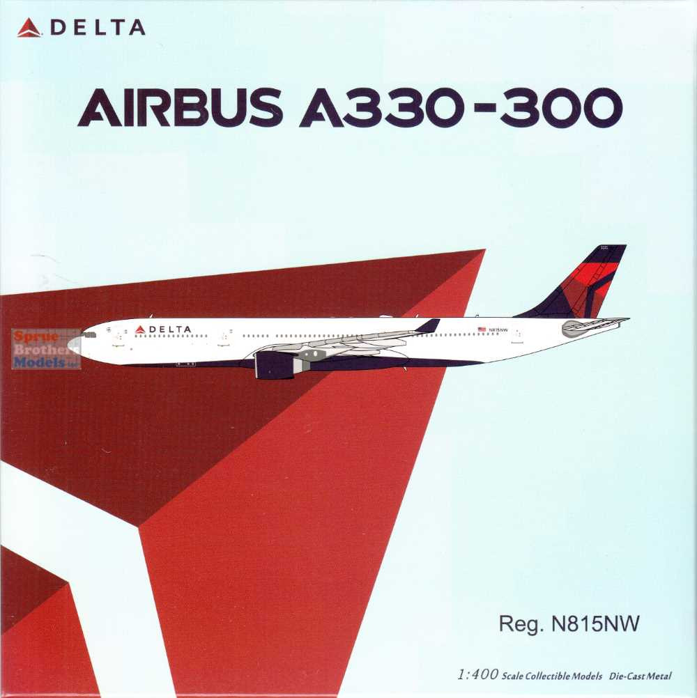 NGM62068 1:400 NG Model Delta Airlines Airbus A330-300 Reg #N815NW