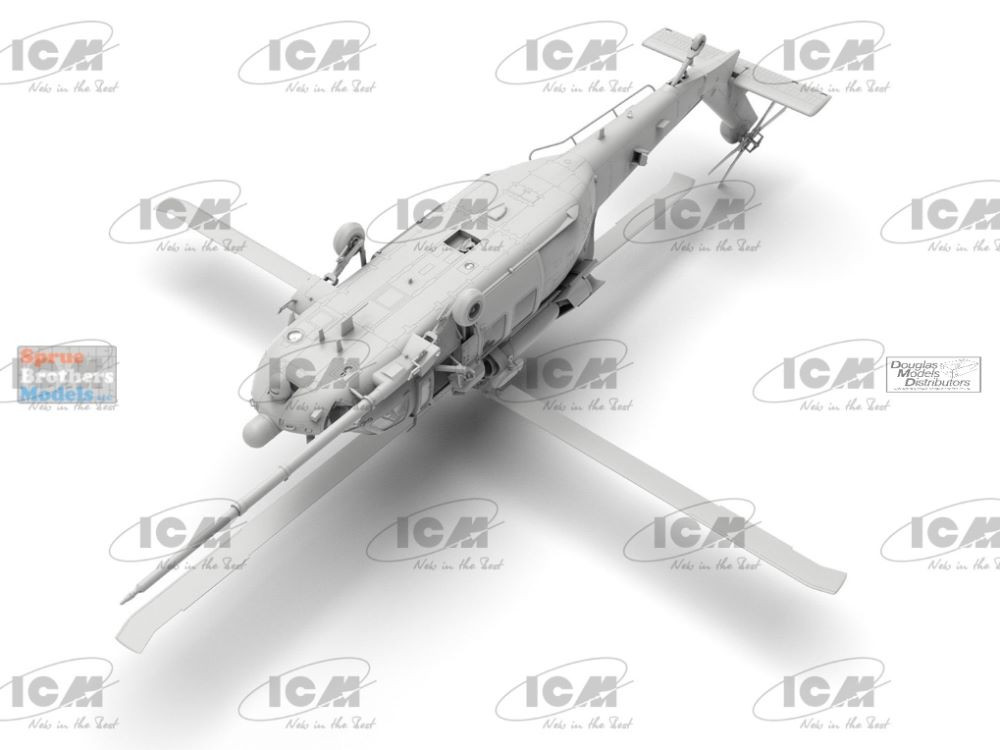 ICM 1/48 MH-60L （完成品） 1/48 ICM MH-60L Black Hawk US Special Forces Helicopter Plastic