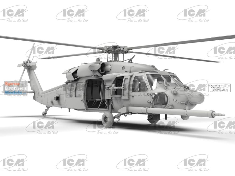 ICM48360 1:48 ICM MH-60L Black Hawk US Special Forces Helicopter