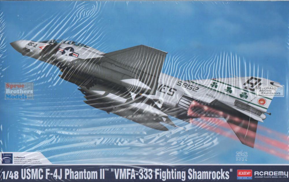 ACA12356 1:48 Academy USMC F-4J Phantom II 'VMFA-333 Fighting