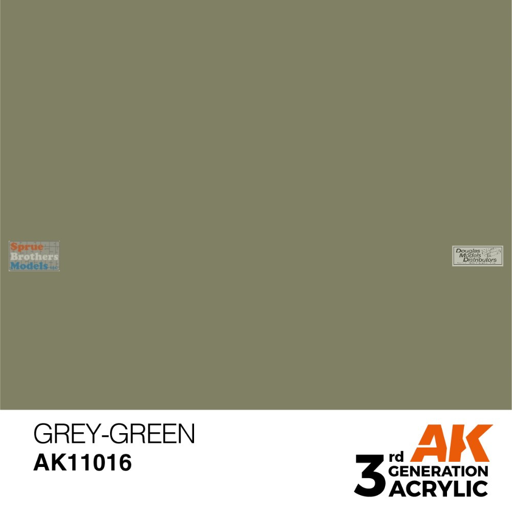 AKI011016 AK Interactive 3Gen Acrylic Paint 17ml - Grey Green RLM2