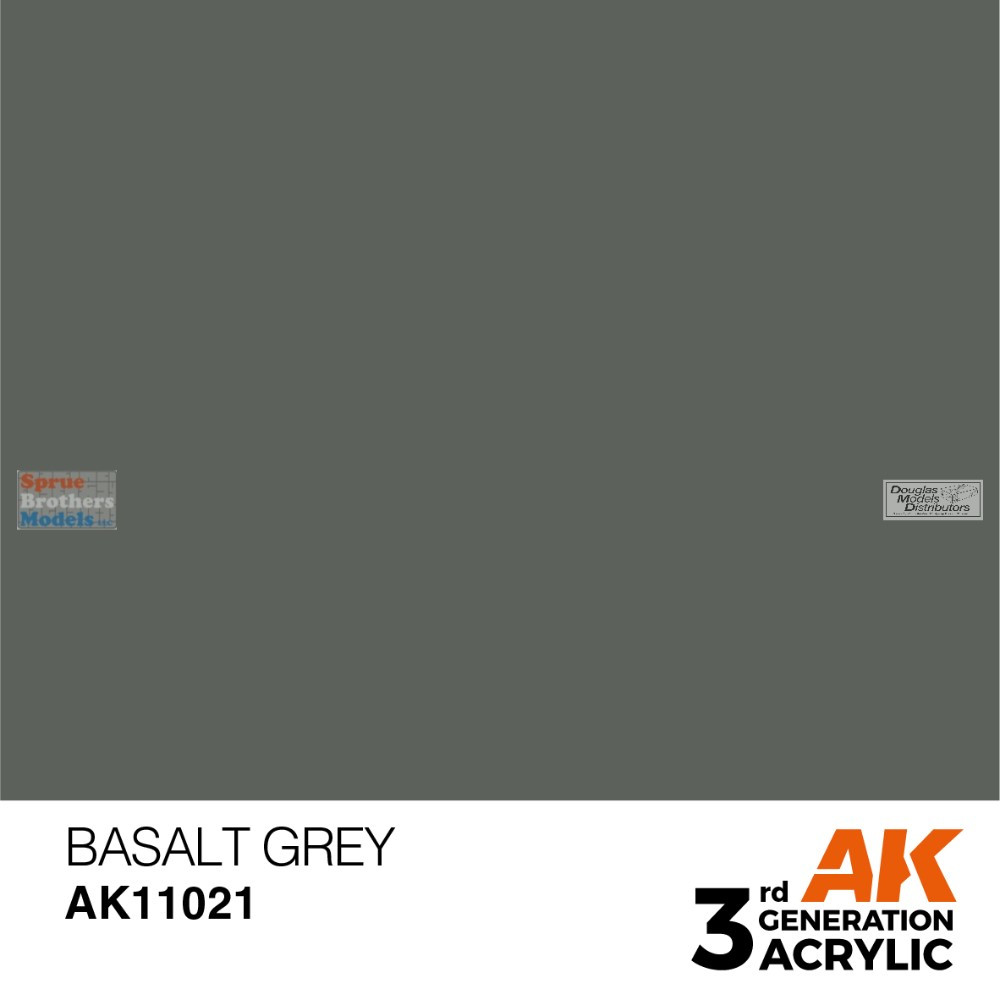 AKI011021 AK Interactive 3Gen Acrylic Paint 17ml - Basalt Grey