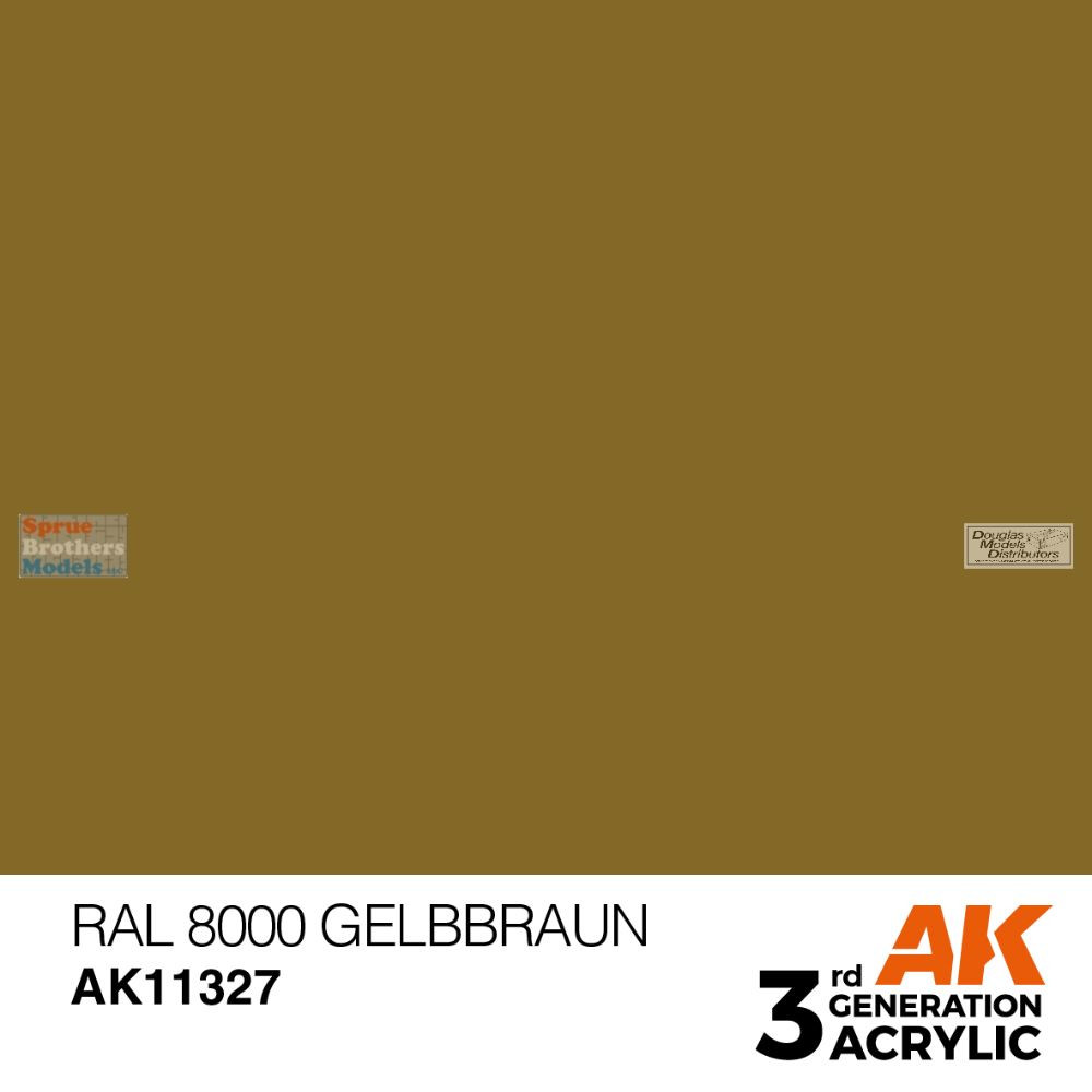 AKI011327 AK Interactive 3Gen Acrylic Paint 17ml - Gelbbraun