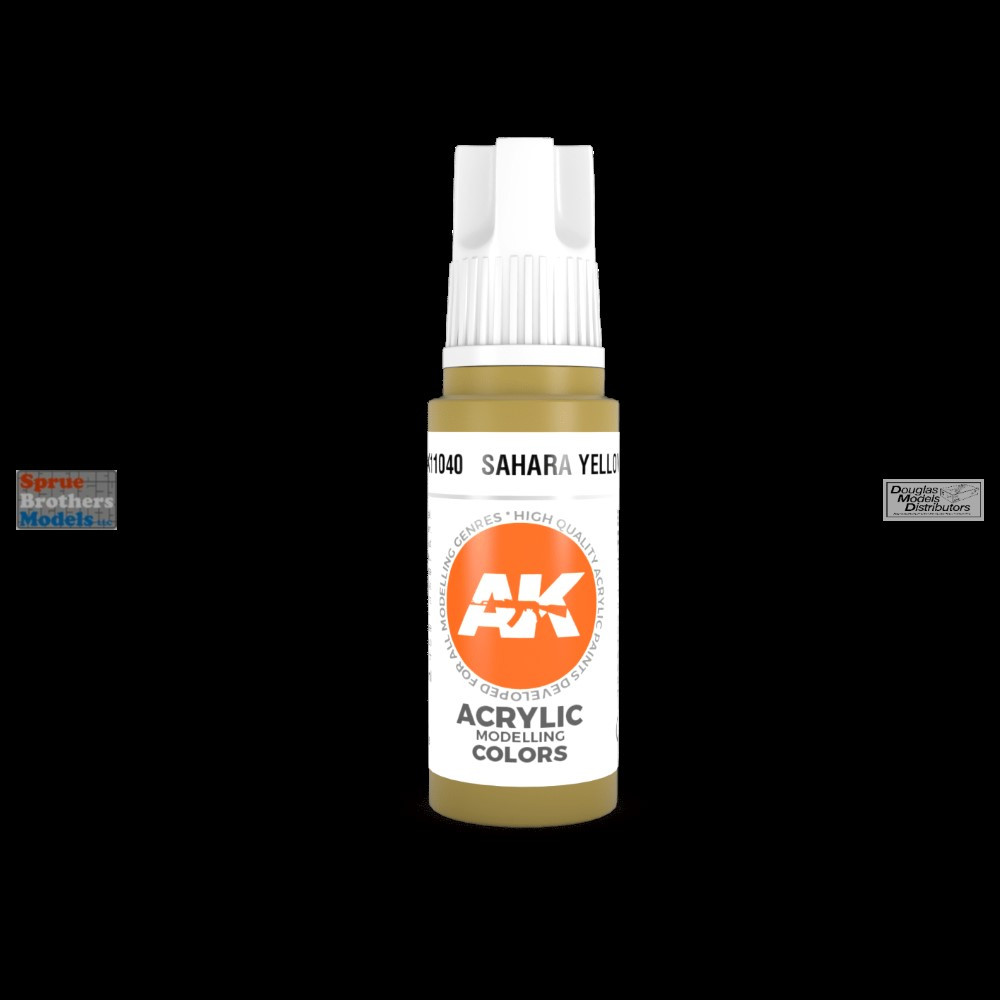 AKI011040 AK Interactive 3Gen Acrylic Paint 17ml - Sahara Yellow
